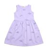 Matching Sets moleyapparels | Dolphin Print Dress Purple (Girl'S Dress)