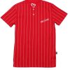 Matching Sets moleyapparels | Awesome Baseball Stripes Henley T-Shirt Red (Men'S T-Shirt)