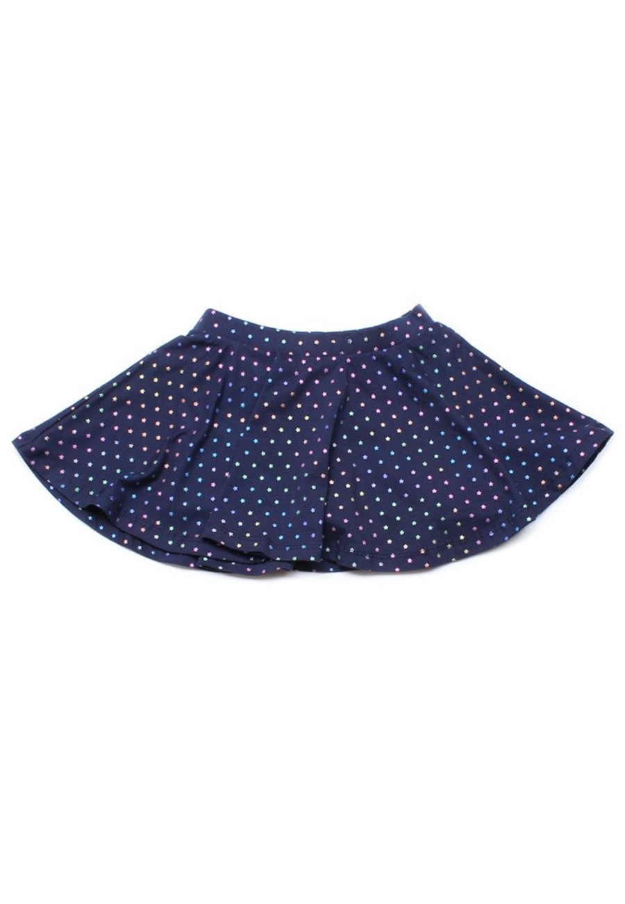 Girls moleyapparels | Rainbow Stars Print Skirt Navy (Girl'S Bottom)