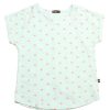 Matching Sets moleyapparels | Double Hearts Print Blouse Cyan (Ladies' Top)