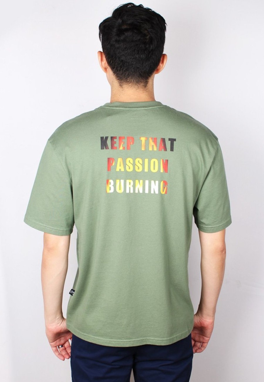 Men moleyapparels | Passion Oversized T-Shirt Green (Men'S T-Shirt)