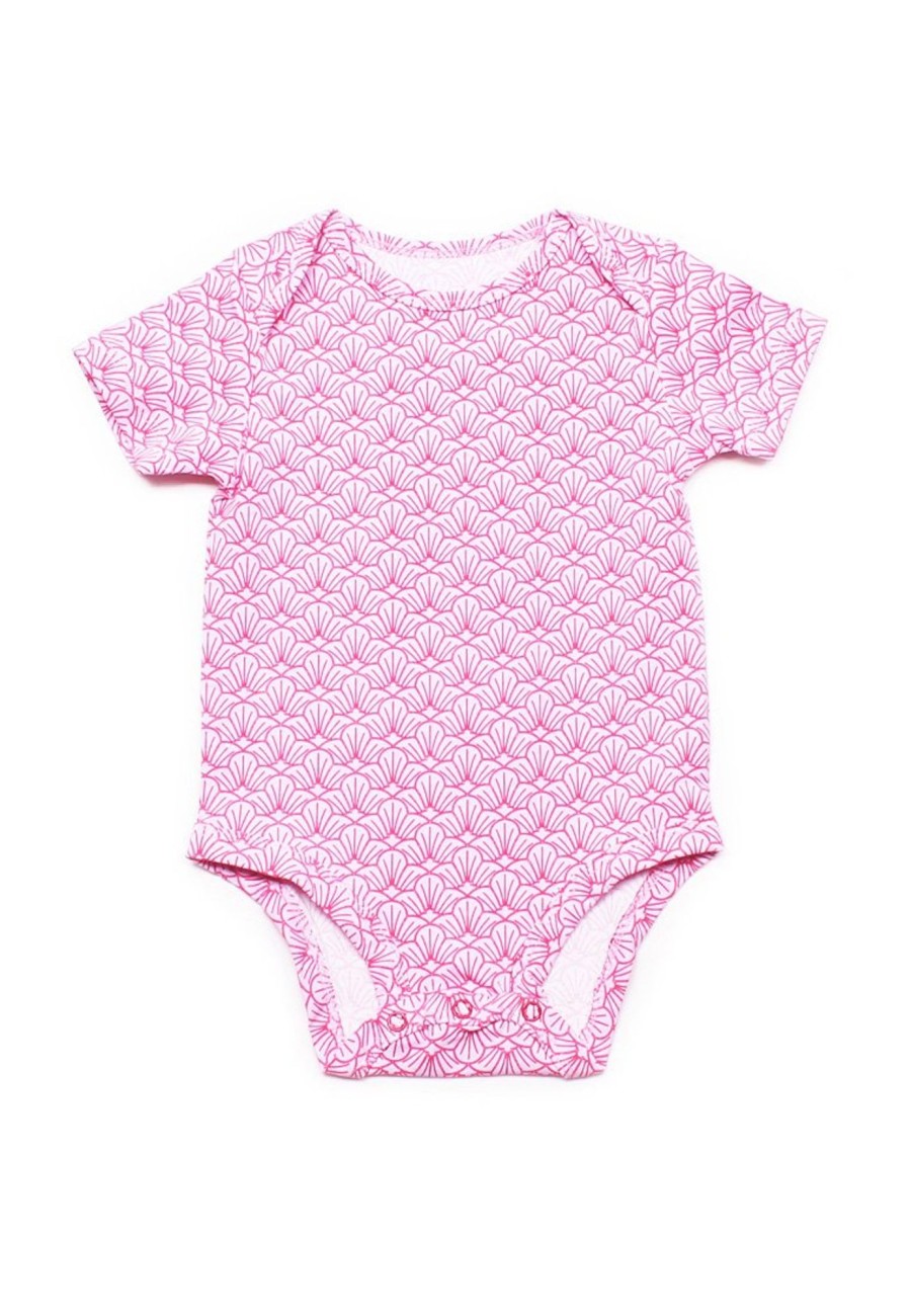 Babies moleyapparels | Seashell Print Romper Pink (Baby Romper)