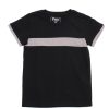 Matching Sets moleyapparels | Colour Block Panel T-Shirt Black (Boy'S T-Shirt)