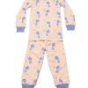 Kids Pyjamas moleyapparels | Elephant Print Pyjamas Set Orange (Kids' Pyjamas)