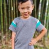 Boys moleyapparels | Colour Block T-Shirt Grey (Boy'S T-Shirt)