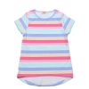 Matching Sets moleyapparels | Pastel Stripes Print T-Shirt Pink (Girl'S Top)