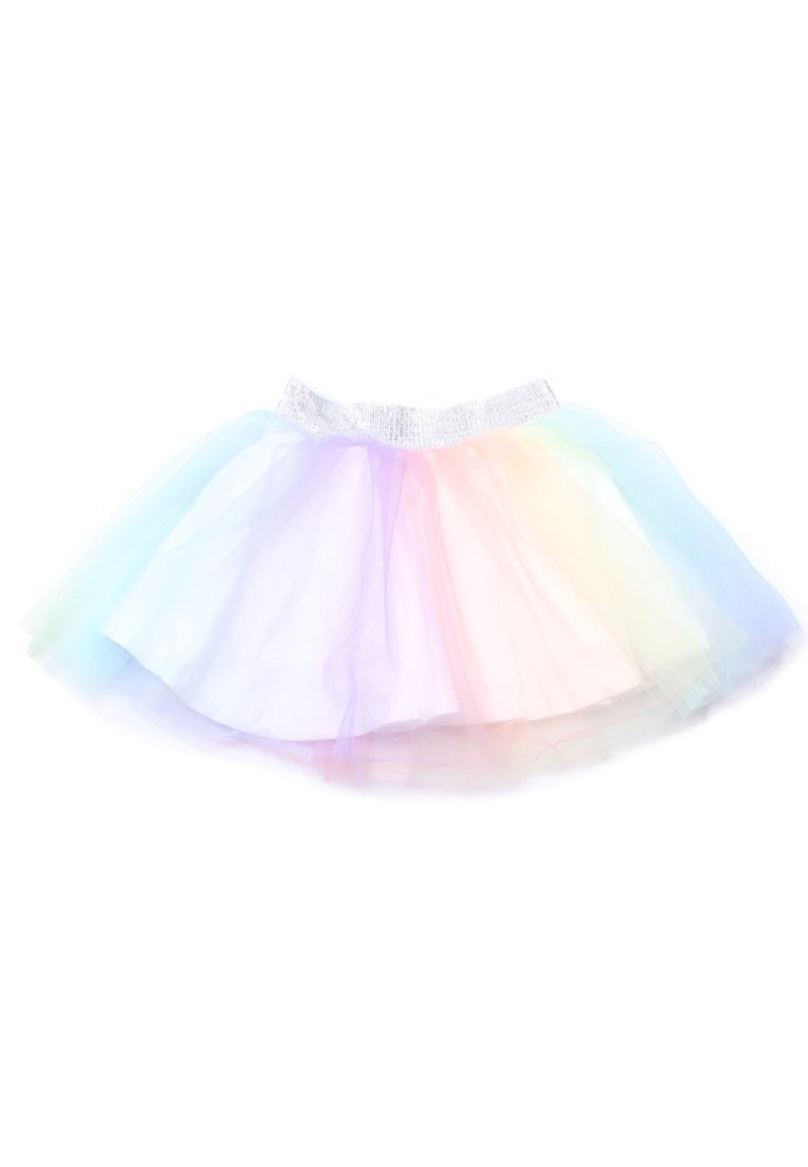 Girls moleyapparels | Rainbow Tulle Skirt White (Girl'S Bottom)