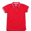 Matching Sets moleyapparels | Twin Tipped Polo T-Shirt Red (Boy'S T-Shirt)