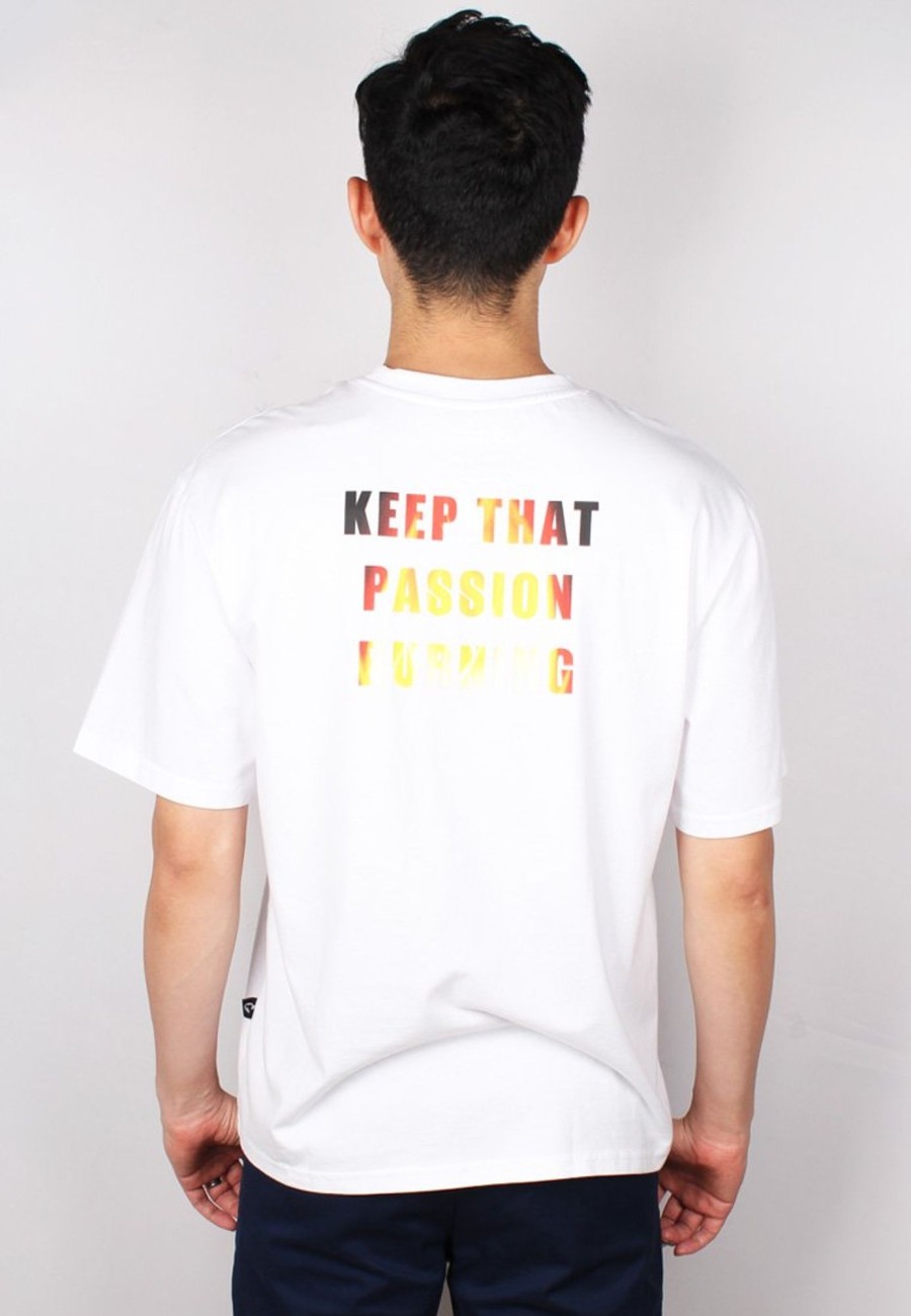 Men moleyapparels | Passion Oversized T-Shirt White (Men'S T-Shirt)