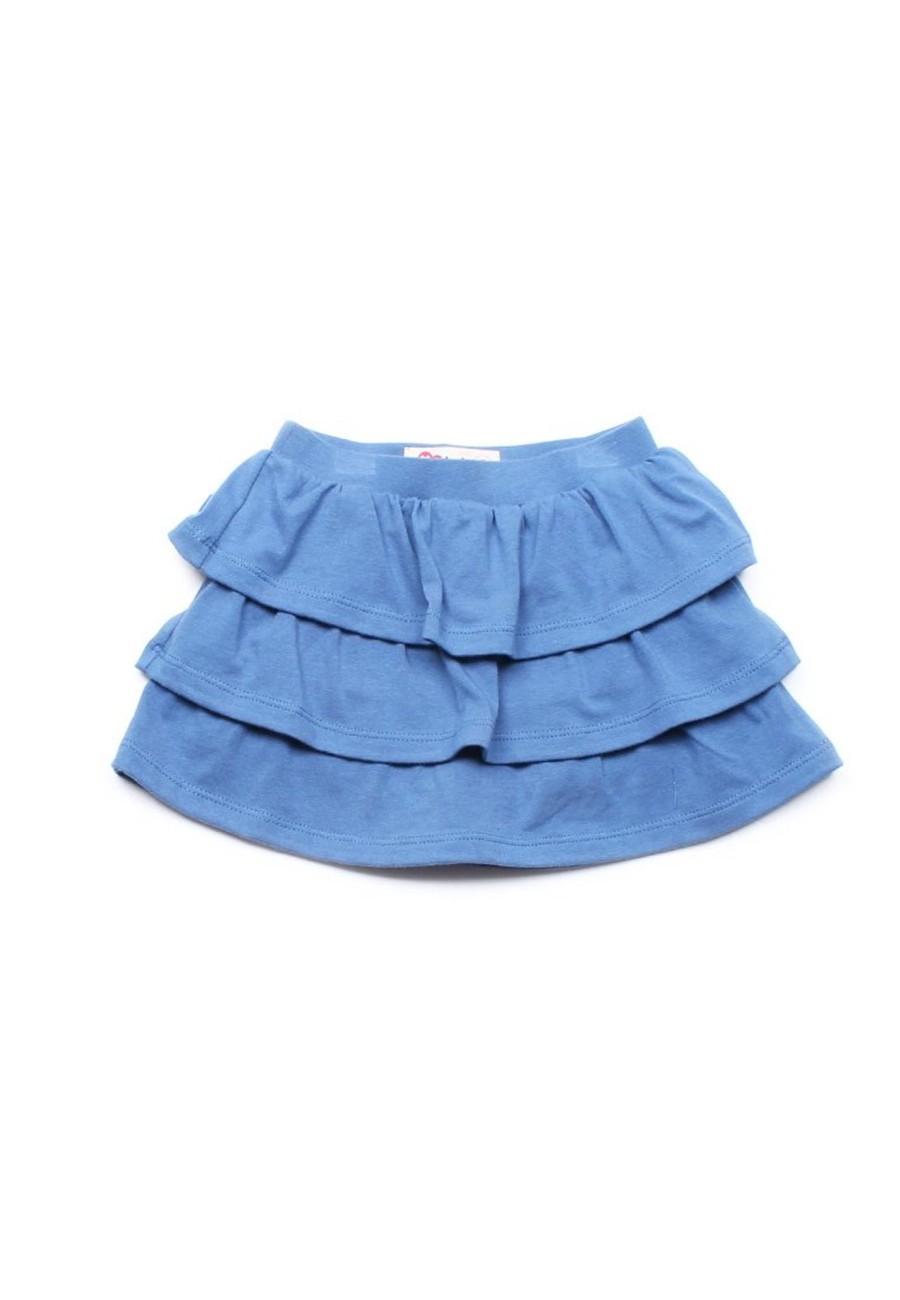 Girls moleyapparels | 3 Tier Skirt Blue (Girl'S Bottom)