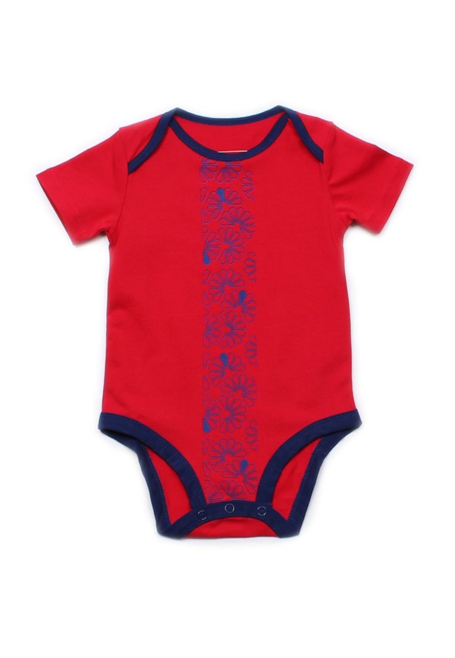 Babies moleyapparels | Floral Patterned Print Romper Red (Baby Romper)