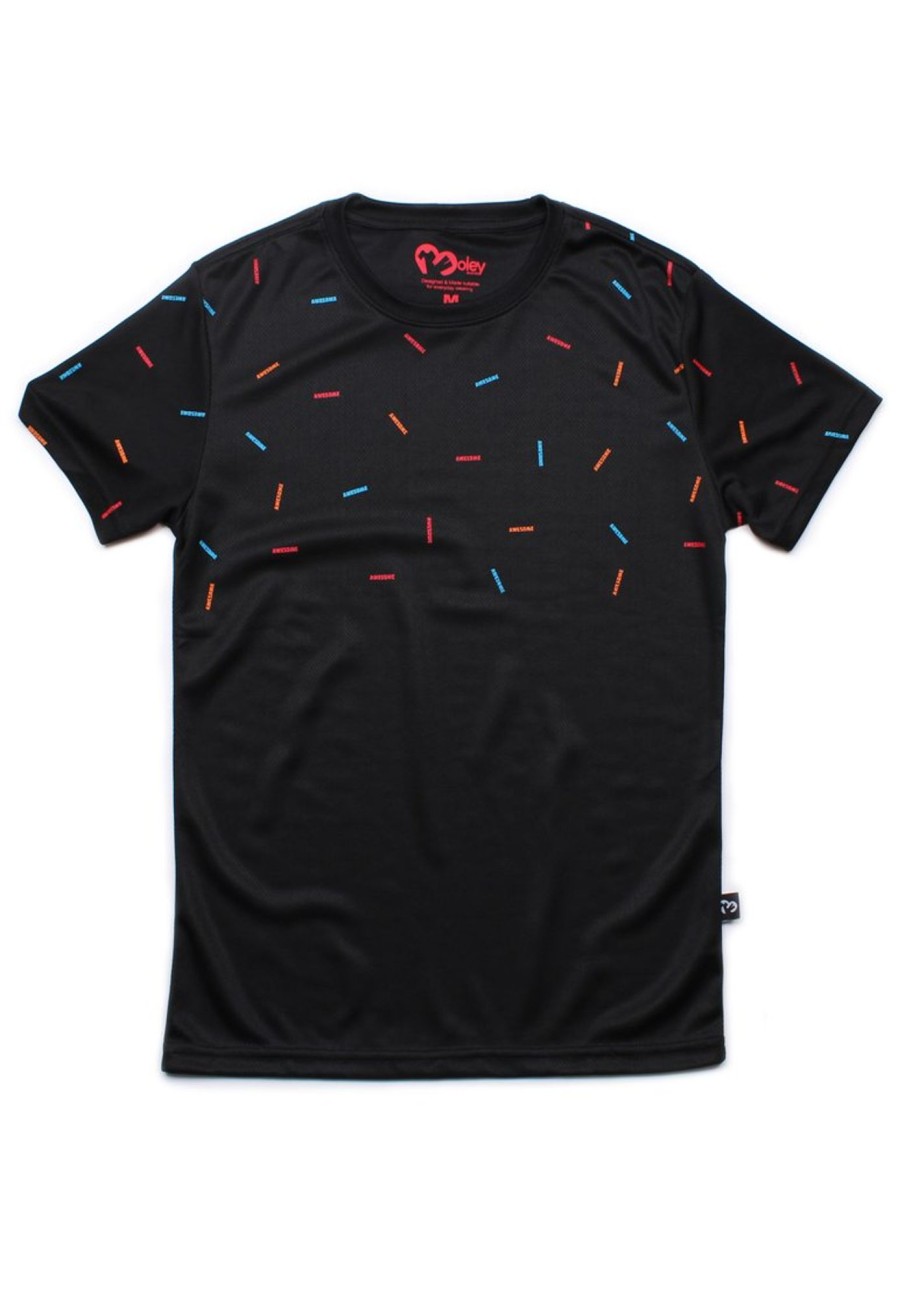 Men moleyapparels | Awesome Sprinkles Sports T-Shirt Black (Men'S T-Shirt)