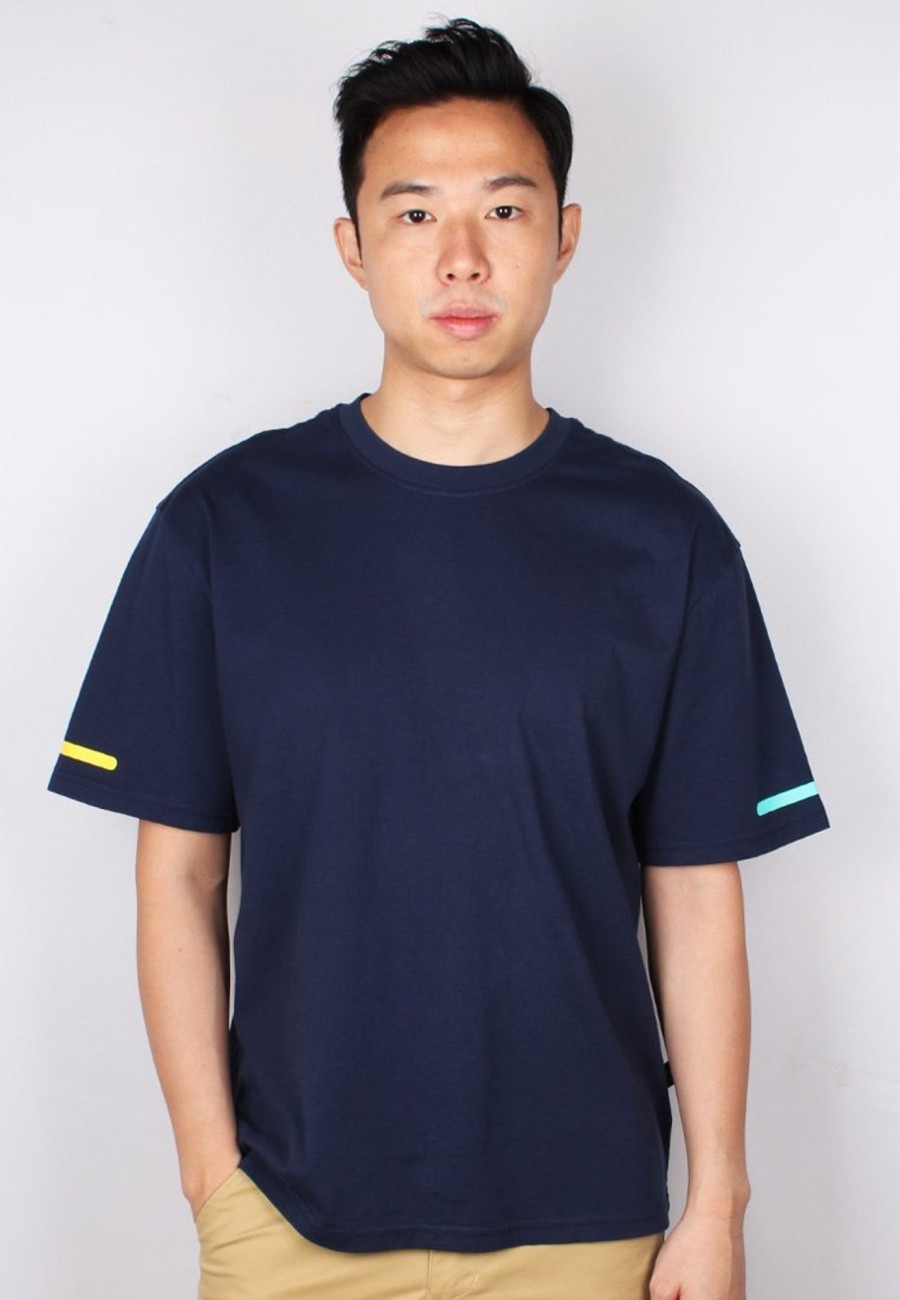 Men moleyapparels | Awesome Oversized T-Shirt Navy (Men'S T-Shirt)