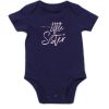 Babies moleyapparels | Little Sister Romper Navy (Baby Romper)