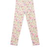 Matching Sets moleyapparels | Floral Print Leggings Yellow (Girl'S Bottom)