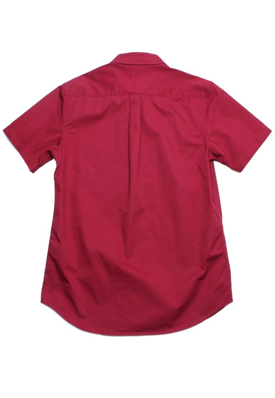 Matching Sets moleyapparels | Classic Double Pocket Short Sleeve Men'S Shirt Red