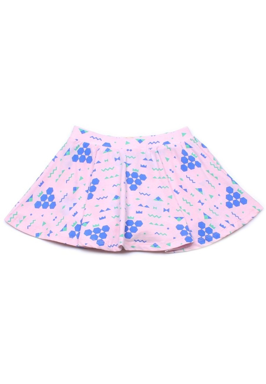 Girls moleyapparels | Geometric Grapes Print Skirt Pink (Girl'S Bottom)