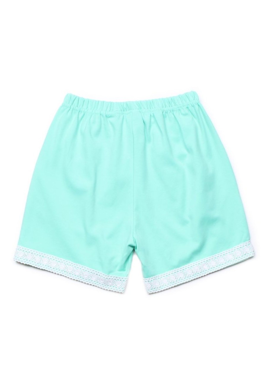 Girls moleyapparels | Lace Line Casual Shorts Cyan (Girl'S Shorts)