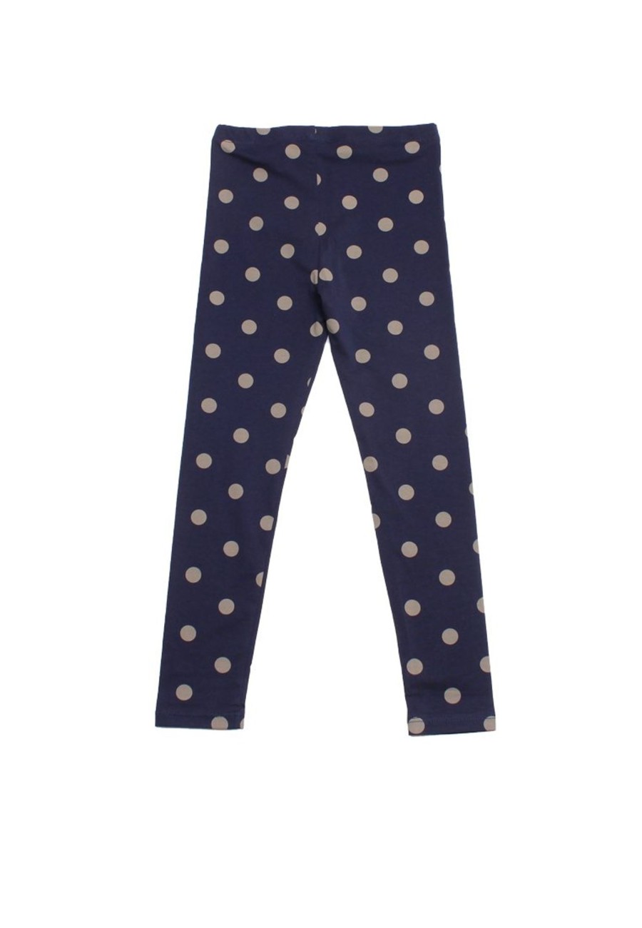 Matching Sets moleyapparels | Polka Dot Leggings Navy (Girl'S Bottom)