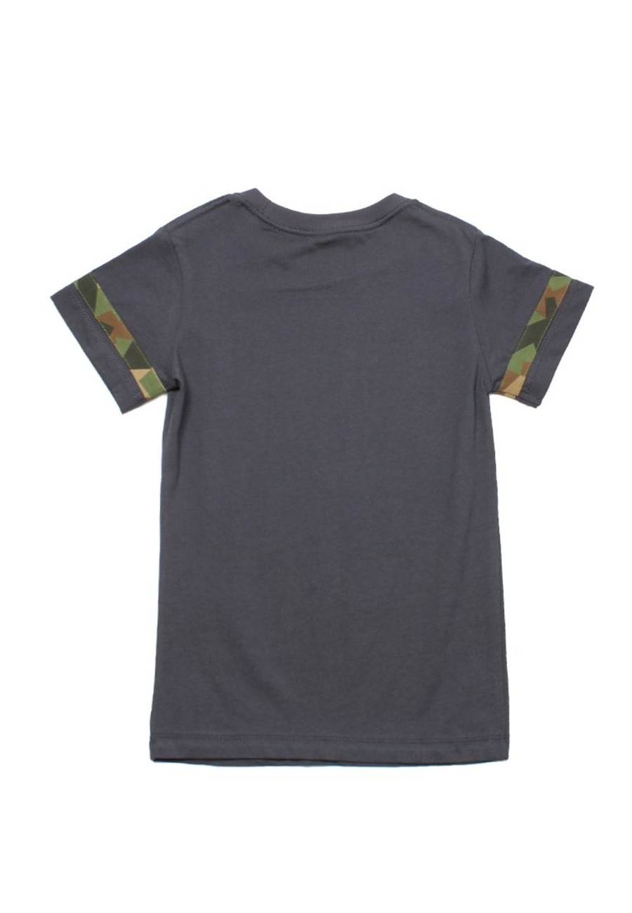 Matching Sets moleyapparels | Camo Details T-Shirt Grey (Boy'S T-Shirt)