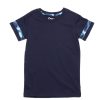 Matching Sets moleyapparels | Camo Details T-Shirt Navy (Boy'S T-Shirt)