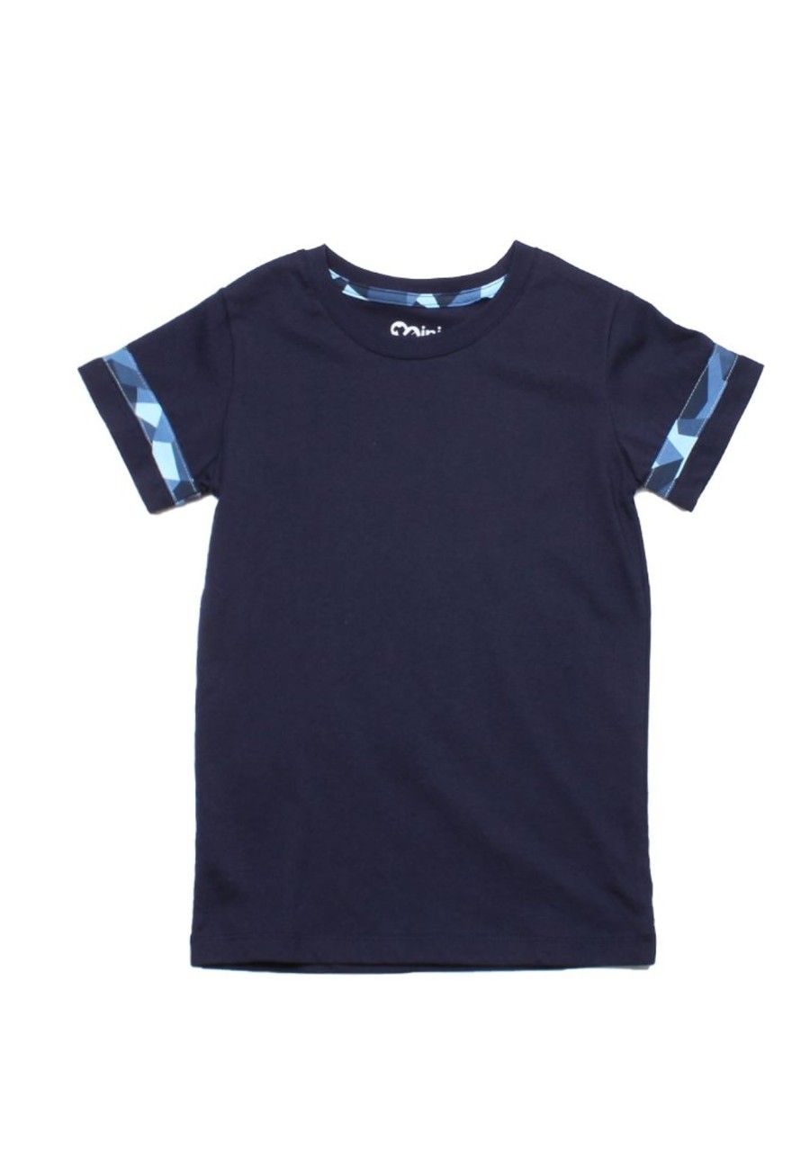 Matching Sets moleyapparels | Camo Details T-Shirt Navy (Boy'S T-Shirt)