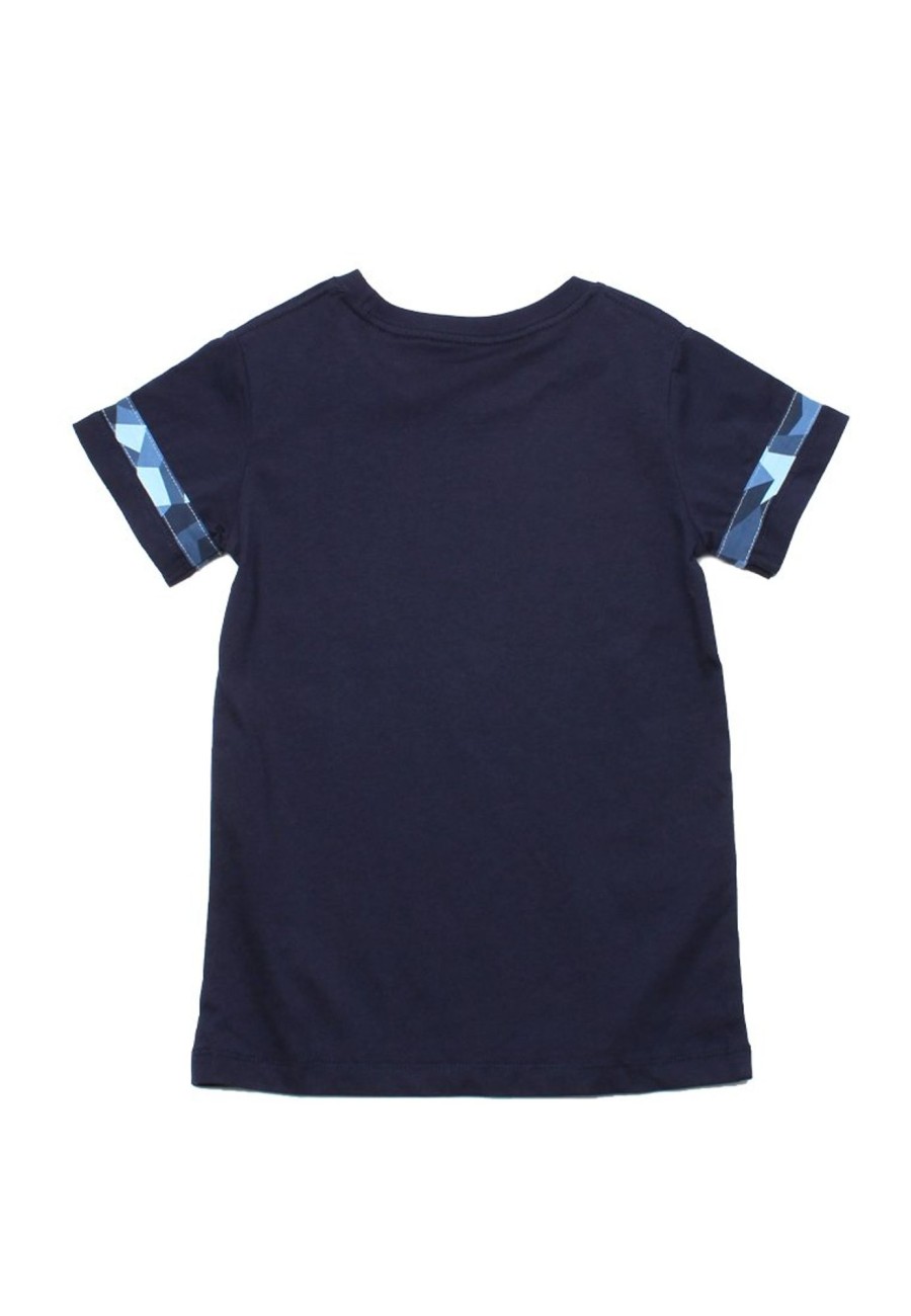 Matching Sets moleyapparels | Camo Details T-Shirt Navy (Boy'S T-Shirt)