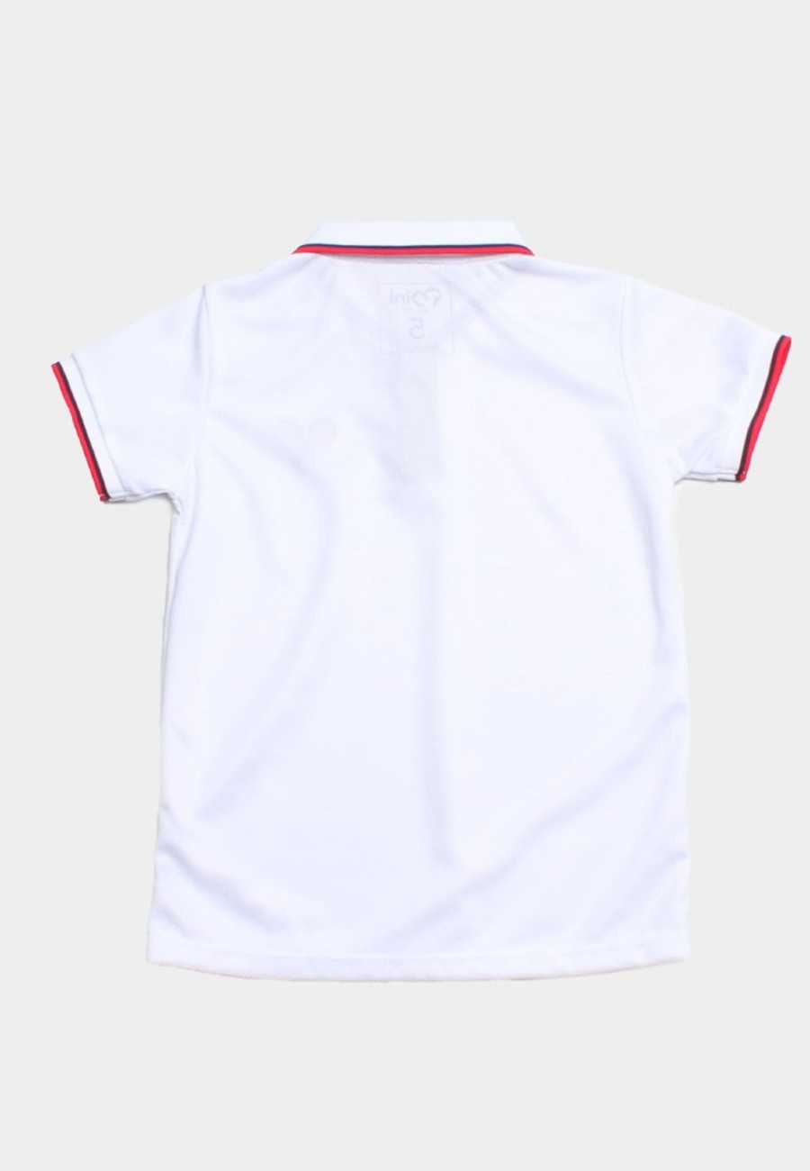 Boys moleyapparels | Racquet Sports Polo T-Shirt White (Boy'S T-Shirt)