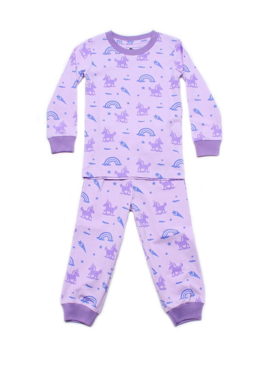 Kids Pyjamas moleyapparels | Unicorn Print Pyjamas Set Purple (Kids' Pyjamas)