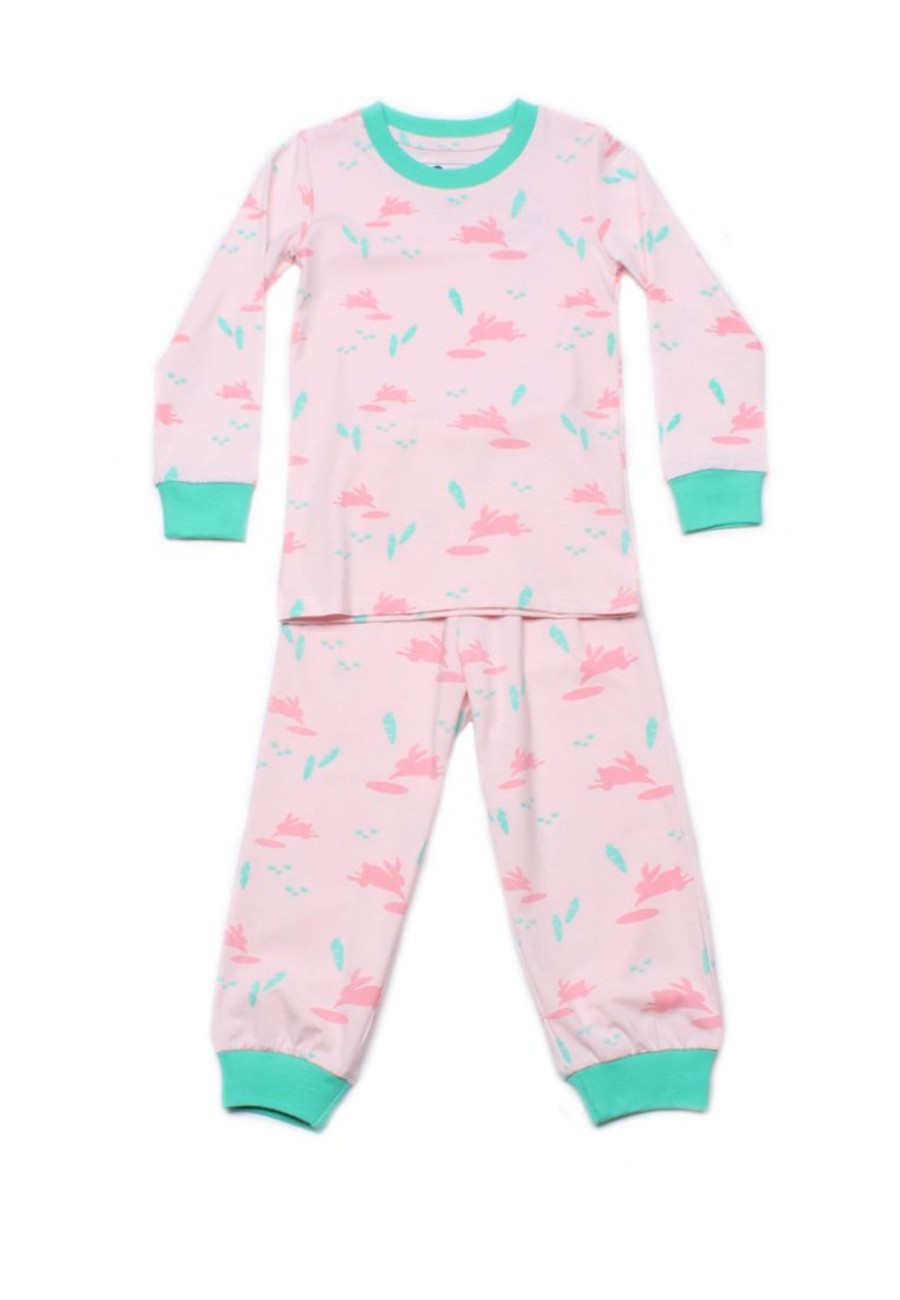 Kids Pyjamas moleyapparels | Bunny Print Pyjamas Set Pink(Kids' Pyjamas)