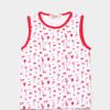 Matching Sets moleyapparels | Sunny Island Print Singlet White (Boy'S Singlet)