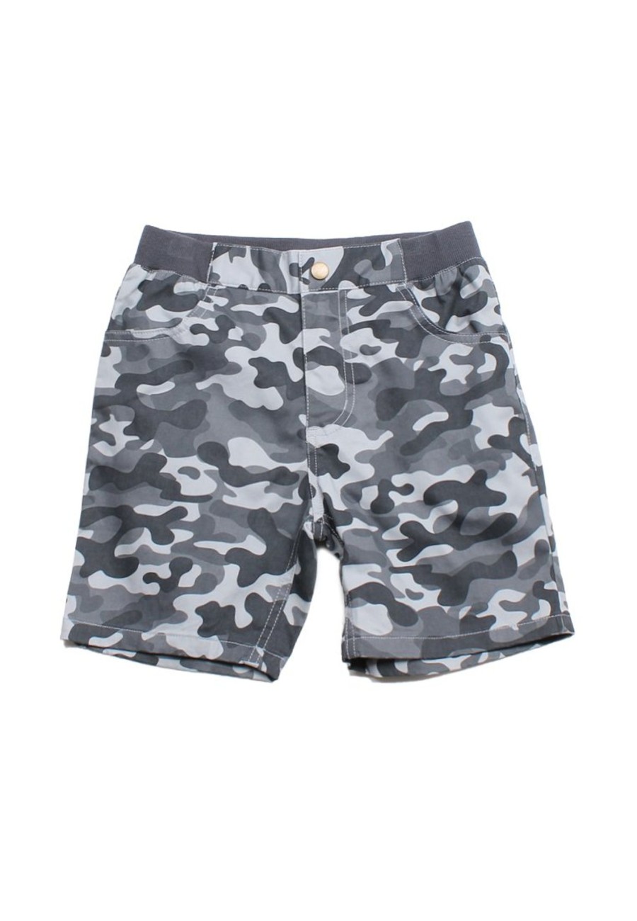 Matching Sets moleyapparels | Premium Camo Shorts Grey (Boy'S Shorts)