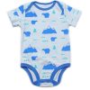 Babies moleyapparels | Polar Bear Print Romper Blue (Baby Romper)