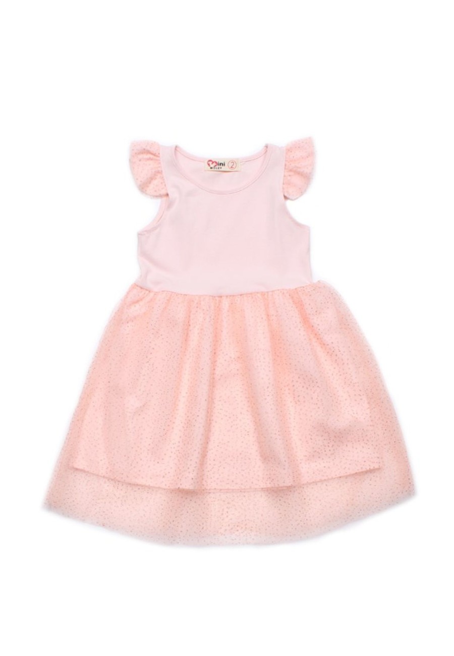 Girls moleyapparels | Glitter Bubble Dress Pink (Girl'S Dress)