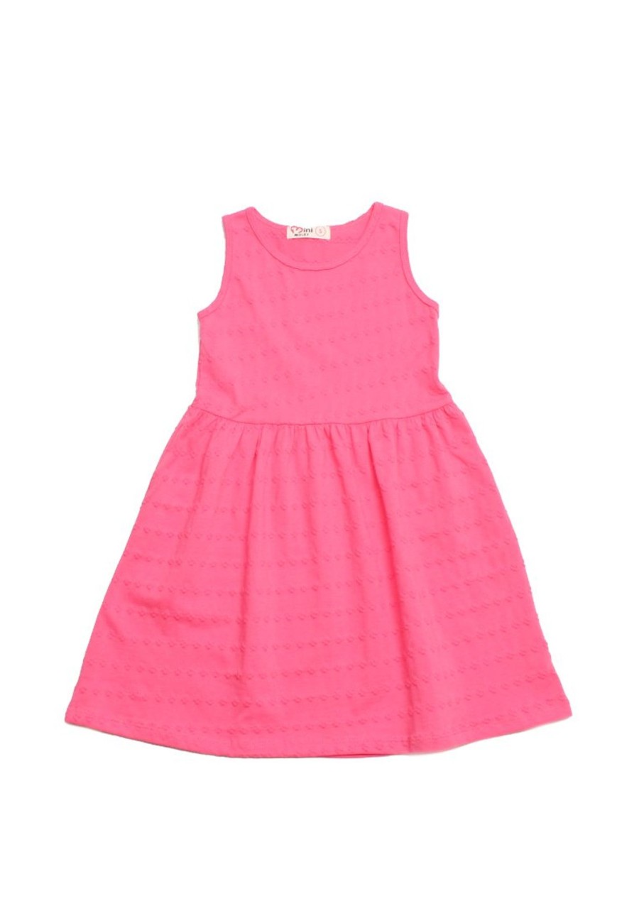 Girls moleyapparels | Embroidery Rose Dress Pink (Girl'S Dress)