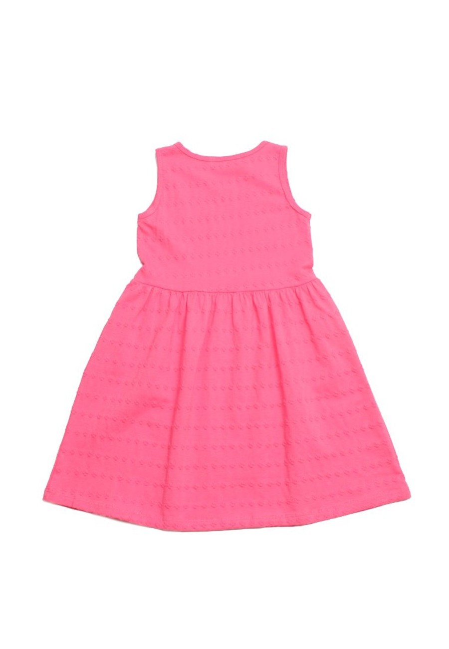 Girls moleyapparels | Embroidery Rose Dress Pink (Girl'S Dress)