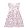 Girls moleyapparels | Floral Print With Ribbon Dress Pink (Girl'S Dress)