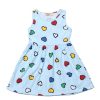 Girls moleyapparels | Colour Hearts Print Dress Blue (Girl'S Dress)