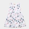 Girls moleyapparels | Floral Print Dress White (Girl'S Dress)