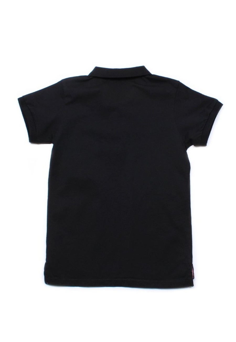 Matching Sets moleyapparels | Paint Brush Polo T-Shirt Black (Boy'S T-Shirt)