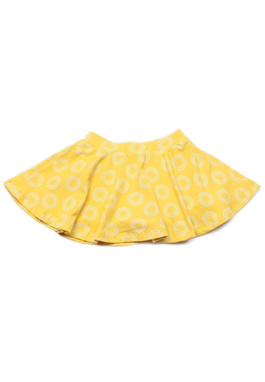 Girls moleyapparels | Design Circles Print Skirt Yellow (Girl'S Bottom)