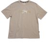 Men moleyapparels | Stay Awesome Premium Oversized T-Shirt Khaki (Men'S T-Shirt)