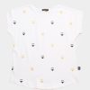 Matching Sets moleyapparels | Owl Print Blouse White (Ladies' Top)