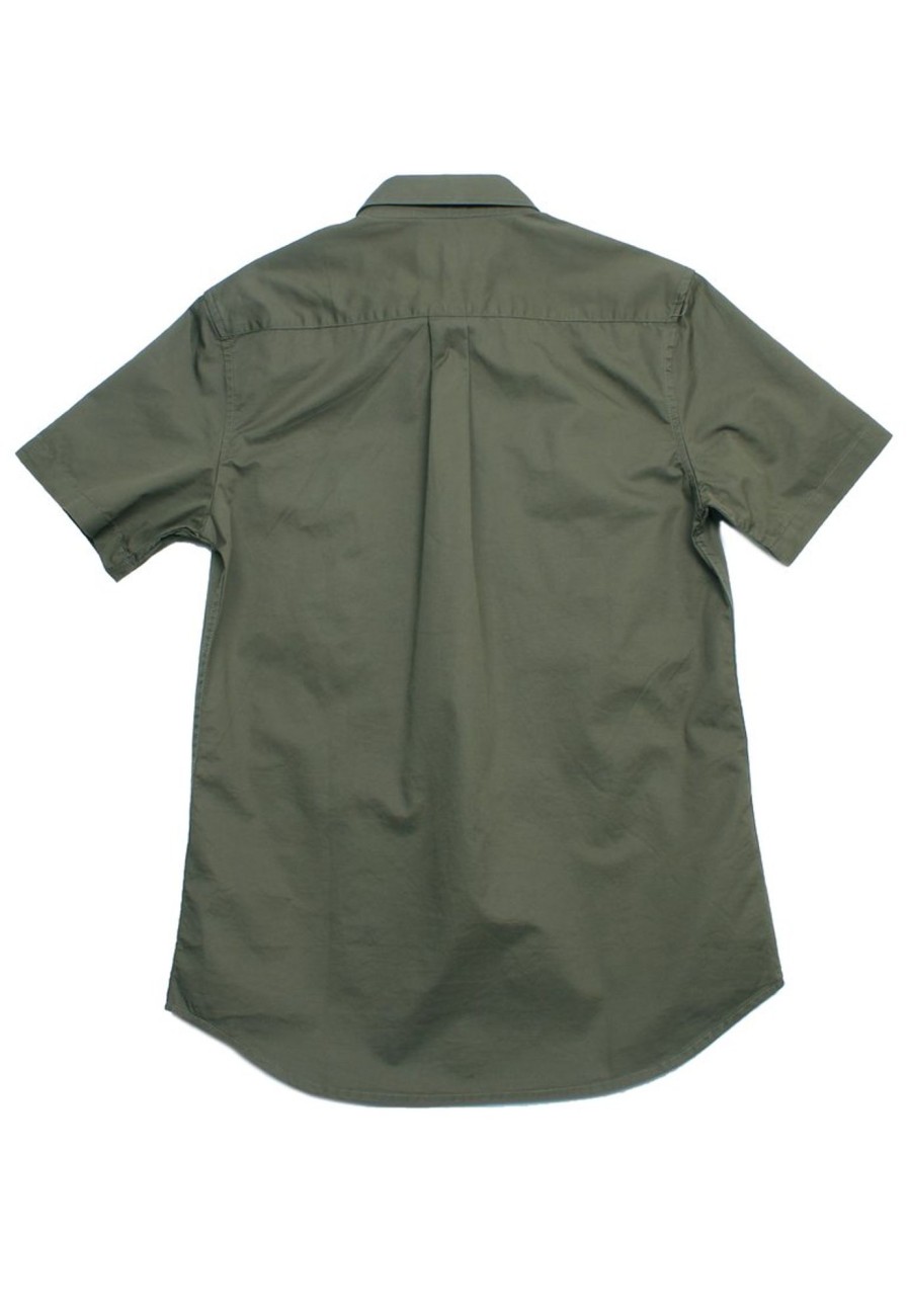 Matching Sets moleyapparels | Classic Double Pocket Short Sleeve Men'S Shirt Green