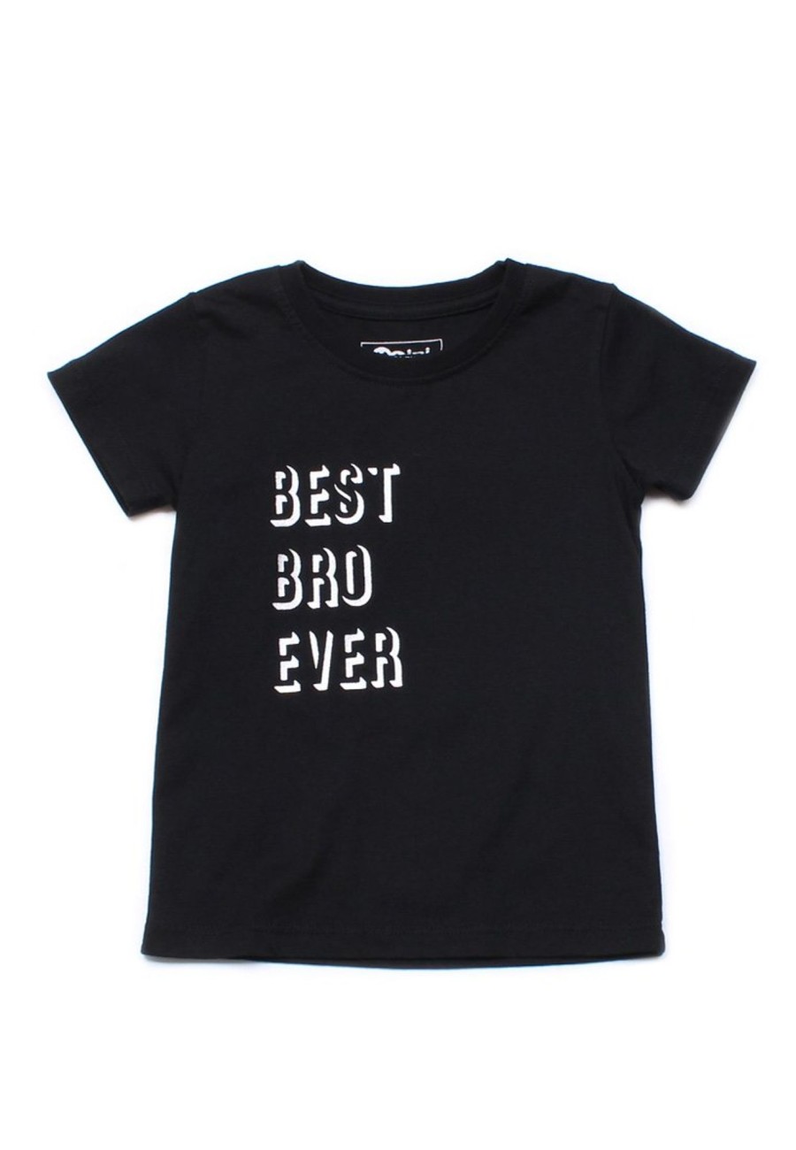 Boys moleyapparels | Best Bro Ever T-Shirt Black (Boy'S T-Shirt)