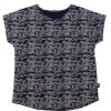 Matching Sets moleyapparels | Whale Wave Print Blouse Navy (Ladies' Top)