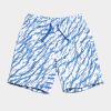 Matching Sets moleyapparels | Wave Casual Drawstring Shorts White (Boy'S Shorts)