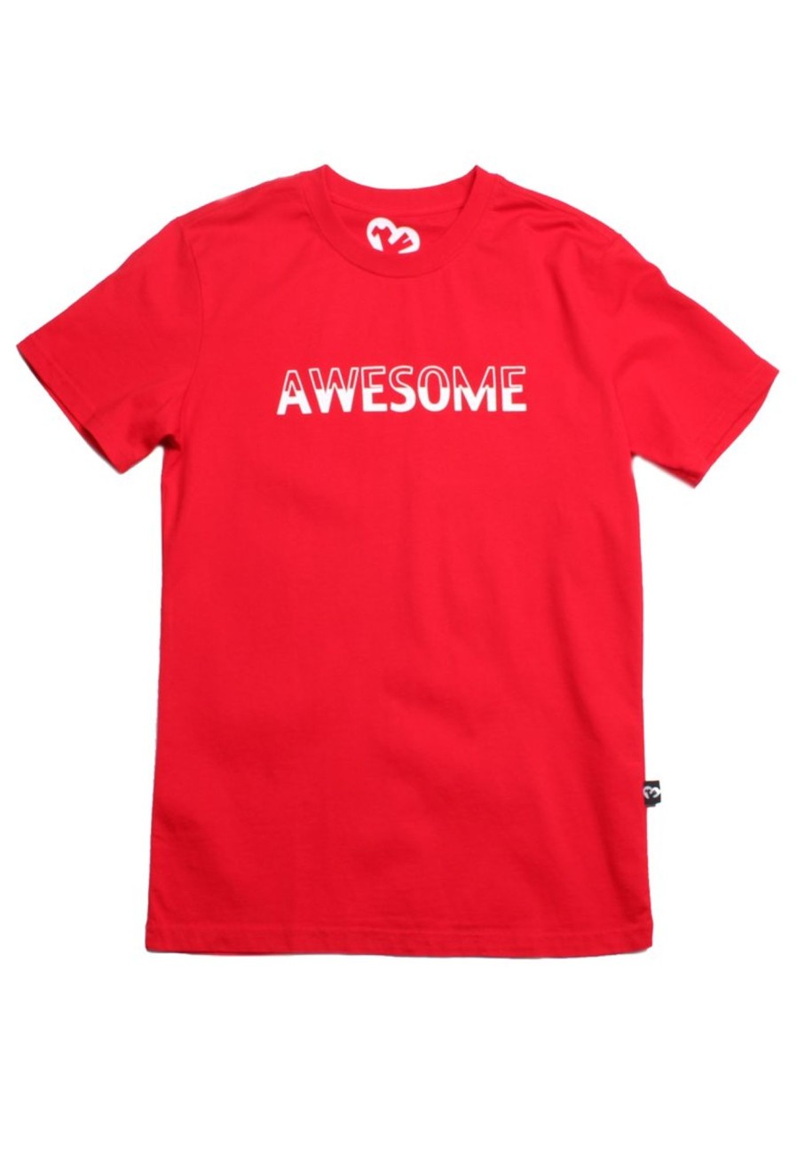 Matching Sets moleyapparels | Awesome Duo Premium T-Shirt Red (Men'S T-Shirt)