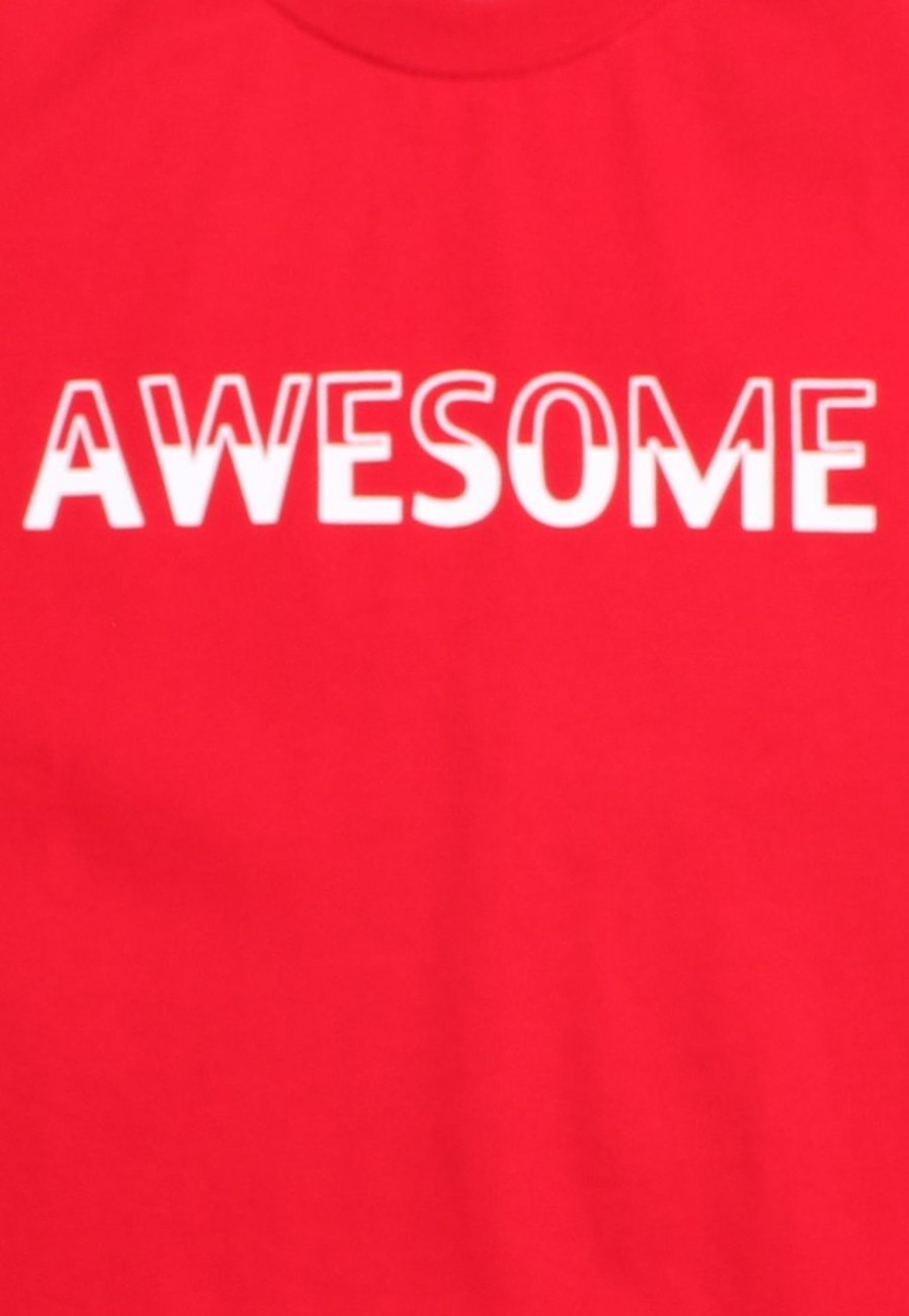 Matching Sets moleyapparels | Awesome Duo Premium T-Shirt Red (Men'S T-Shirt)