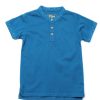 Boys moleyapparels | Polka Dots Trims Polo T-Shirt Blue (Boy'S T-Shirt)